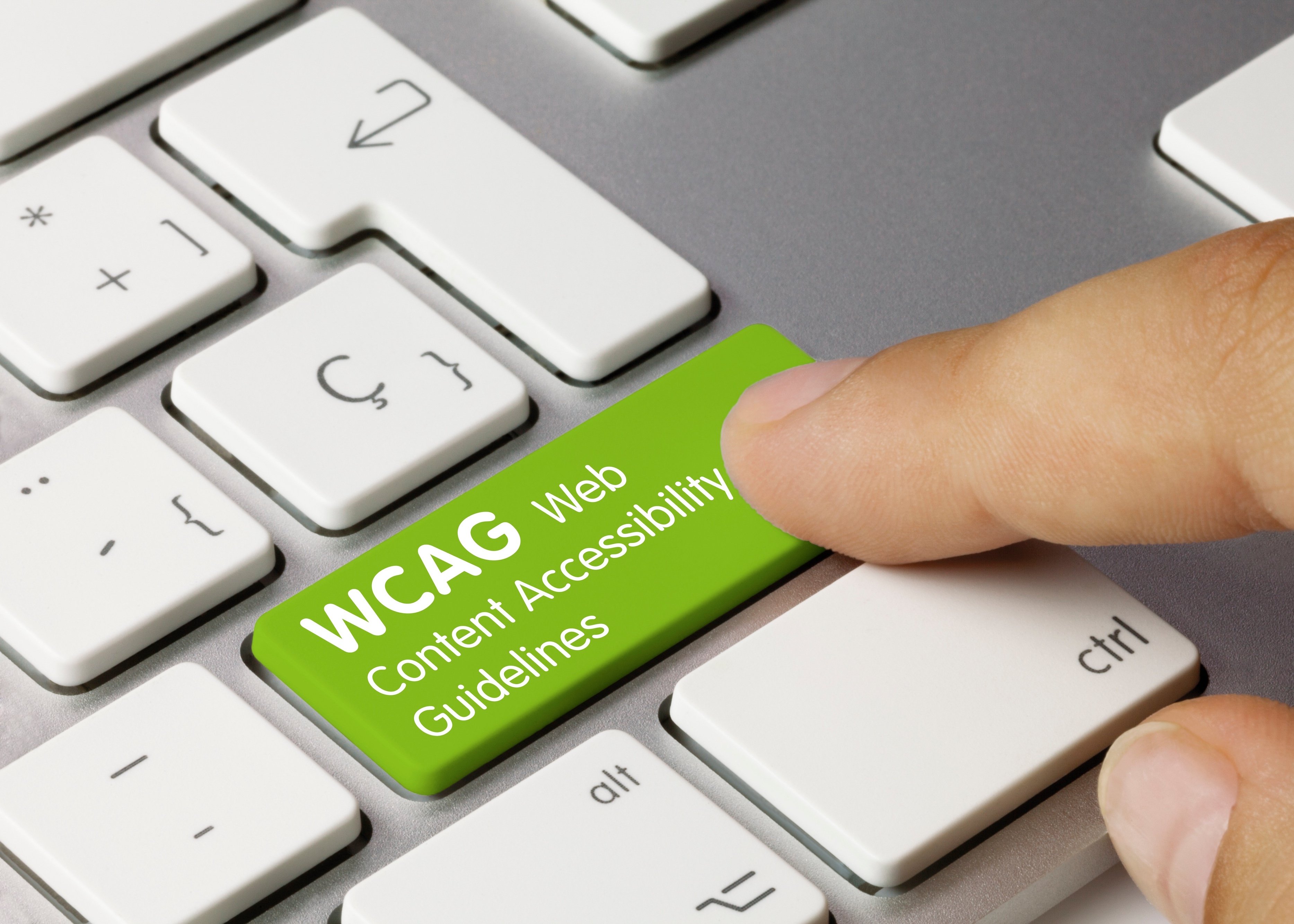 Web Content Accessibility Guideline Compliance (WCAG) is typically a multi-step process