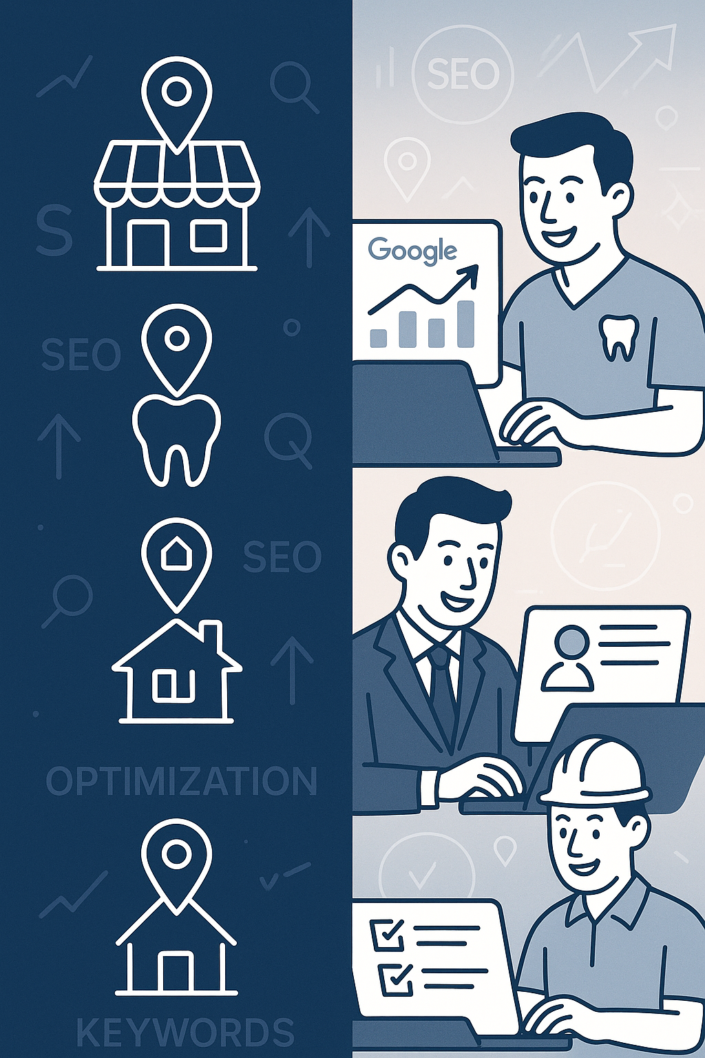 SEO Case Studies for Restaurants, Dentists, and Real Estate Agents