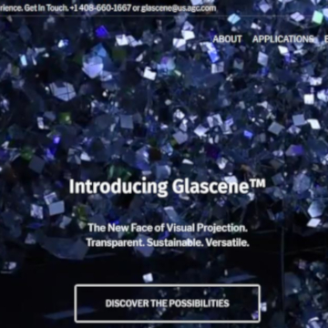 Webdrips Glascene microsite home page hero video created on Drupal 8 with a premium theme
